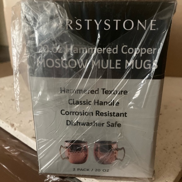 Thirstystone by Cambridge Hammered Moscow Mule Mugs - Picture 4 of 5